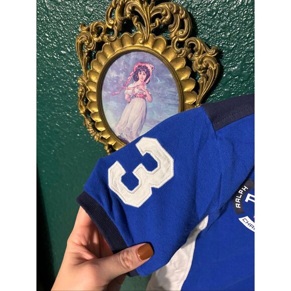 Polo Ralph Lauren Boys Ocean Challenge 3 Polo Sz 8/Small - Picture 2 of 5